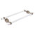 Allied Brass Pacific Beach Collection 18'' Back to Back Shower Door Towel Bar with Dotted Accents in Antique Pewter
