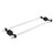 Allied Brass Pacific Beach Collection 24'' Back to Back Shower Door Towel Bar with Dotted Accents in Antique Bronze