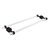Allied Brass Pacific Beach Collection 24'' Back to Back Shower Door Towel Bar with Dotted Accents in Oil Rubbed Bronze