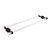 Allied Brass Pacific Beach Collection 30'' Back to Back Shower Door Towel Bar with Dotted Accents in Oil Rubbed Bronze