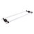 Allied Brass Pacific Beach Collection 30'' Back to Back Shower Door Towel Bar with Dotted Accents in Venetian Bronze