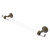 Allied Brass Pacific Beach Collection 18'' Towel Bar with Grooved Accents in Antique Brass