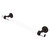 Allied Brass Pacific Beach Collection 18'' Towel Bar with Grooved Accents in Antique Bronze