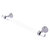 Allied Brass Pacific Beach Collection 18'' Towel Bar with Grooved Accents in Polished Chrome