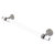 Allied Brass Pacific Beach Collection 18'' Towel Bar with Grooved Accents in Satin Nickel