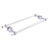 Allied Brass Pacific Beach Collection 18'' Back to Back Shower Door Towel Bar with Grooved Accents in Polished Chrome