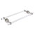 Allied Brass Pacific Beach Collection 18'' Back to Back Shower Door Towel Bar with Grooved Accents in Satin Nickel