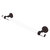 Allied Brass Pacific Beach Collection 18'' Towel Bar with Twisted Accents in Venetian Bronze
