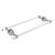 Allied Brass Pacific Beach Collection 18'' Back to Back Shower Door Towel Bar with Twisted Accents in Satin Nickel