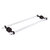 Allied Brass Pacific Beach Collection 24'' Back to Back Shower Door Towel Bar with Twisted Accents in Antique Bronze