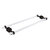 Allied Brass Pacific Beach Collection 24'' Back to Back Shower Door Towel Bar with Twisted Accents in Oil Rubbed Bronze