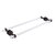 Allied Brass Pacific Beach Collection 24'' Back to Back Shower Door Towel Bar with Twisted Accents in Venetian Bronze