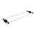 Allied Brass Pacific Beach Collection 30'' Back to Back Shower Door Towel Bar with Twisted Accents in Oil Rubbed Bronze