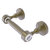 Allied Brass Pacific Grove Collection Two Post Toilet Paper Holder with Smooth Accents in Antique Brass