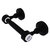 Allied Brass Pacific Grove Collection Two Post Toilet Paper Holder with Smooth Accents in Matte Black