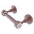 Allied Brass Pacific Grove Collection Two Post Toilet Paper Holder with Smooth Accents in Antique Copper