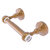 Allied Brass Pacific Grove Collection Two Post Toilet Paper Holder with Twisted Accents in Brushed Bronze