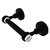 Allied Brass Pacific Grove Collection Two Post Toilet Paper Holder with Twisted Accents in Matte Black