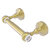 Allied Brass Pacific Grove Collection Two Post Toilet Paper Holder with Twisted Accents in Satin Brass