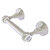 Allied Brass Pacific Grove Collection Two Post Toilet Paper Holder with Twisted Accents in Satin Nickel