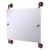 Allied Brass Prestige Regal Collection Landscape Rectangular Frameless Rail Mounted Mirror in Antique Copper