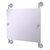 Allied Brass Prestige Regal Collection Landscape Rectangular Frameless Rail Mounted Mirror in Polished Chrome