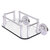 Allied Brass Prestige Regal Collection Wall Mounted Glass Guest Towel Tray in Satin Chrome