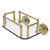 Allied Brass Prestige Regal Collection Wall Mounted Glass Guest Towel Tray in Unlacquered Brass