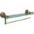 22'' Shelves with Brushed Bronze and Paper Towel Roll Holder