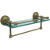 16'' Shelves with Antique Brass and Towel Bar