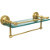 16'' Shelves with Polished Brass and Towel Bar