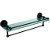 22'' Shelves with Polished Nickel and Towel Bar