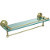 22'' Shelves with Satin Brass and Towel Bar