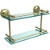 16'' Shelves with Satin Brass 