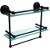 16'' Shelves with Matte Black and Towel Bar