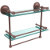 16'' Shelves with Antique Copper and Towel Bar