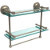 16'' Shelves with Pewter and Towel Bar