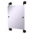 Allied Brass Que New Collection Rectangular Frameless Rail Mounted Mirror in Antique Bronze
