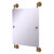Allied Brass Que New Collection Rectangular Frameless Rail Mounted Mirror in Brushed Bronze