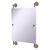 Allied Brass Que New Collection Rectangular Frameless Rail Mounted Mirror in Antique Pewter