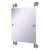 Allied Brass Que New Collection Rectangular Frameless Rail Mounted Mirror in Polished Nickel