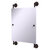 Allied Brass Que New Collection Rectangular Frameless Rail Mounted Mirror in Venetian Bronze