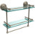 16'' Shelves with Pewter and Towel Bar Hardware