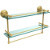22'' Shelves with Polished Brass and Towel Bar Hardware