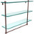 22'' Shelves with Antique Copper and Towel Bar Hardware