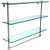 22'' Shelves with Polished Nickel and Towel Bar Hardware