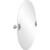 Oval Mirror with Polished Chrome Hardware