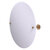 Allied Brass Sag Harbor Collection Frameless Round Tilt Mirror with Beveled Edge in Brushed Bronze