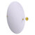 Allied Brass Sag Harbor Collection Frameless Round Tilt Mirror with Beveled Edge in Polished Brass