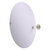 Allied Brass Sag Harbor Collection Frameless Round Tilt Mirror with Beveled Edge in Polished Nickel